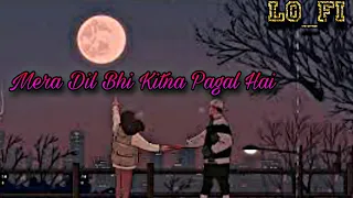 Mera Dil Bhi Kitna Pagal Hai | Madhuri Dixit | Sanjay Dutt | 90's Hindi Love Song( Slowed+Reverb)