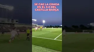 SE CAE LA GRADA DEL DI STÉFANO EN LA CELEBRACIÓN DEL CASTILLA 3 BARÇA 0| Diario AS