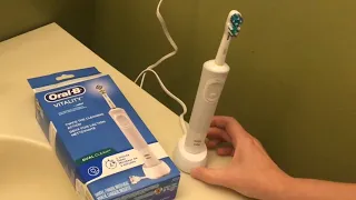 (REVIEW) oral-b “electric toothbrush” vitality pro 500 (braun) 2 minute timer