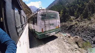 Scariest bus ride of my life - HRTC Killar to Manali | Pangi series P-6 | Himbus