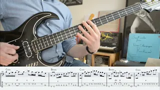 Serge Gainsbourg - En Melody as played by Dave Richmond (Bass Cover with Tabs)