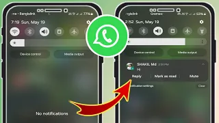 Corrigir notificação do WhatsApp que não aparece na tela inicial