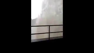 passing through a waterfall at ellora