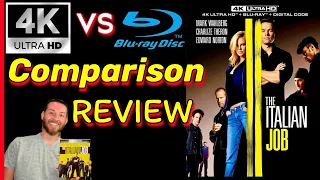 The Italian Job 4K UltraHD Blu Ray Review Exclusive 4K vs Blu Ray Image Comparison Analysis Unboxing