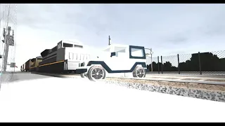 Train hits Jeep