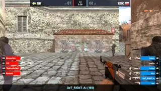 SK vs. ESC @ mirage map 2