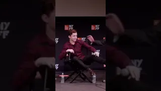 Tom holland chair breaks in a interview #shorts #youtubeshorts