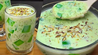 Iftar special Drink recipes - Custard recipe - Sabudana drink recipe - Summer drink recipe