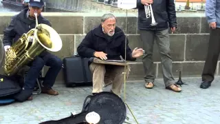 AMAZING WASHBOARD SOLO!!! -  Prague, Czech Republic