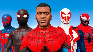 TENTANDO SOBREVIVER COM OS HOMEM ARANHA NO GTA 5