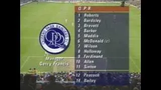1993 FA Cup: QPR v Manchester City 23/1/93