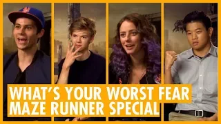 What's Your Worst Fear? Thomas Brodie-Sangster - Dylan O'Brien - Maze Runner Halloween Special