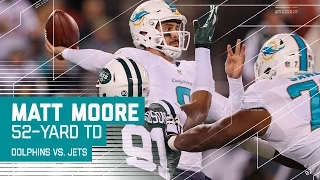 Matt Moore Delivers 52-yard TD Strike to Kenny Stills! | Dolphins vs. Jets | NFL Week 15 Highlights
