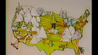 United Airlines This Land Is Your Land Commercial narrated by Burgess Meredith (1972)