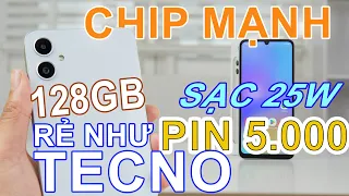 Mở hộp Galaxy A05: LẦN ĐẦU SAMSUNG CHIP MẠNH, 128GB, PIN 5.000, SẠC 25W, RẺ NHƯ TECNO !!!