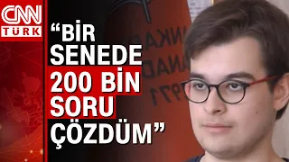 YKS sayısal birincisi Mustafa Özcan: "Bir senede 200 bin soru çözdüm"