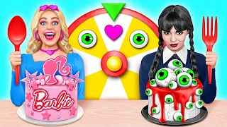 Wednesday vs Barbie Cake Decorating Challenge by Multi DO Challenge