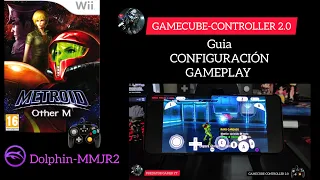 Metroid other M GameCube-controller 2.0 configuración Dolphin MMJR2 red magic 6 pro