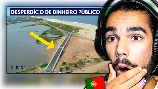 Português reage a OBRAS INÚTEIS do Brasil !