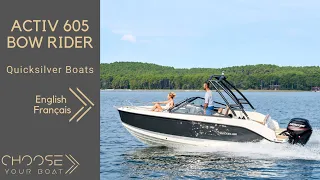 ACTIV 605 BOWRIDER - Quicksilver : Guided Tour (English + Français)