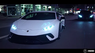 ✖️ LAMBORGHINI HURACAN PERFORMANTE x C63s @NIGHT ✖️