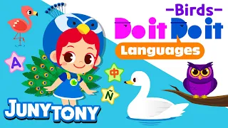 Do it Do it Languages - Birds🦢 | Word Song | Learn English, Spanish, Chinese | Vocab. | JunyTony