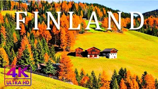 Finland 4K Ultra HD • Stunning Footage Finland, Scenic Relaxation Film with Calming Music