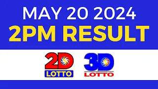 2pm Lotto Result Today May 20 2024 | Swertres Ez2