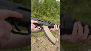 AK-47 in the rain ASMR #asmr #ak47 #gun