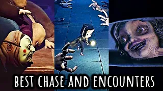 Little Nightmares Games Series - Best Chase and Monster Encounters ft Gameplay (2017-2021)