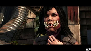 Mortal Kombat XL Alien Burst Out of Mileena's Chest