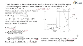 Stability Analysis of Cantilever Retaining Wall - Numerical