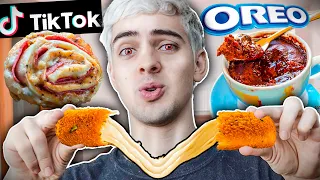 TIK TOK VIRAL FOOD BATTLE *challenge*