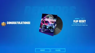 Log into Fortnite right now to claim the Free Rocket League Flip Reset Music Pack!