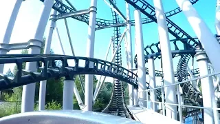 Xpress: Platform 13 Front Row On Ride POV - Walibi Holland