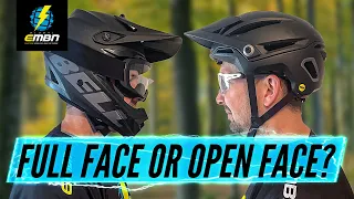 What Type Of MTB Helmet Is Best For You? | Full Face Or Open Face Helmets