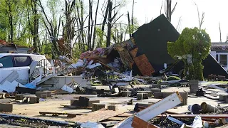 Deadly tornado touchdowns | Utter devastation revealed after twisters carve path of destruction