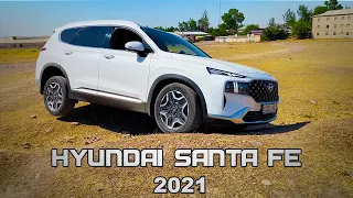 Hyundai Santa Fe 2021 - обзор автомобиля и его возможностей (Узбекистан, Казахстан, Россия)