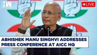 #Live : Congress Party Press Conference By Dr Abhishek Manu Singhvi