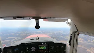 Cessna 150 IFR flight from Mt. Vernon, IL(KMVN) to Warsaw, MO(KRAW)