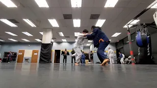 Beginner Judo Sparring