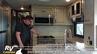 2021 Jayco Seismic 4113 Fifth Wheel Toy Hauler at RV Canada