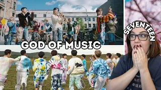 SEVENTEEN (세븐틴) '음악의 신' God of Music Official MV + SEVENTEENTH HEAVEN Jacket Shoot Reaction