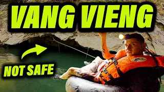 SURVIVING Cave Tubing in Vang Vieng Laos 🇱🇦