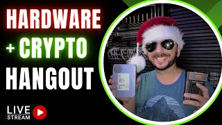 Crypto and Hardware Hangout + 22TB Hard Drive, ZimaBoard + ??? Giveaway! 🎅🎁🎄