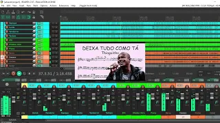 DEIXA TUDO COMO TÁ - THIAGUINHO  (DRUMLESS,SEMBATERIA,MULTITRACK)