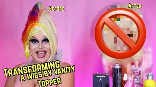 TRANSFORMING A WIGS BY VANITY TOPPER