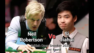 Neil Robertson vs Si Jiahui - British Open Snooker 2023 - Second Round