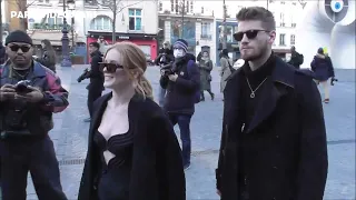 Abigail Cowen / Winx ' Bloom & Danny Griffin @ Paris Fashion Week 7 march 2022 show Stella McCartney