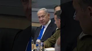 Netanyahu Meets With Military Leaders at Israeli Defense Ministry